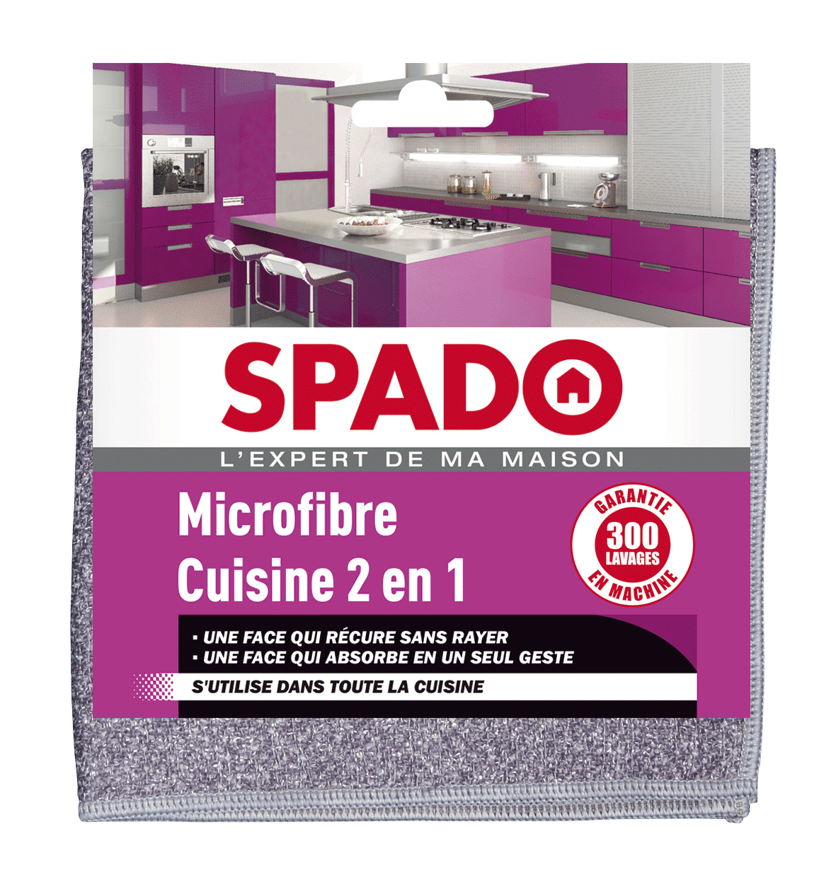 MICROFIBRE CUISINE 2 EN 1 SPADO